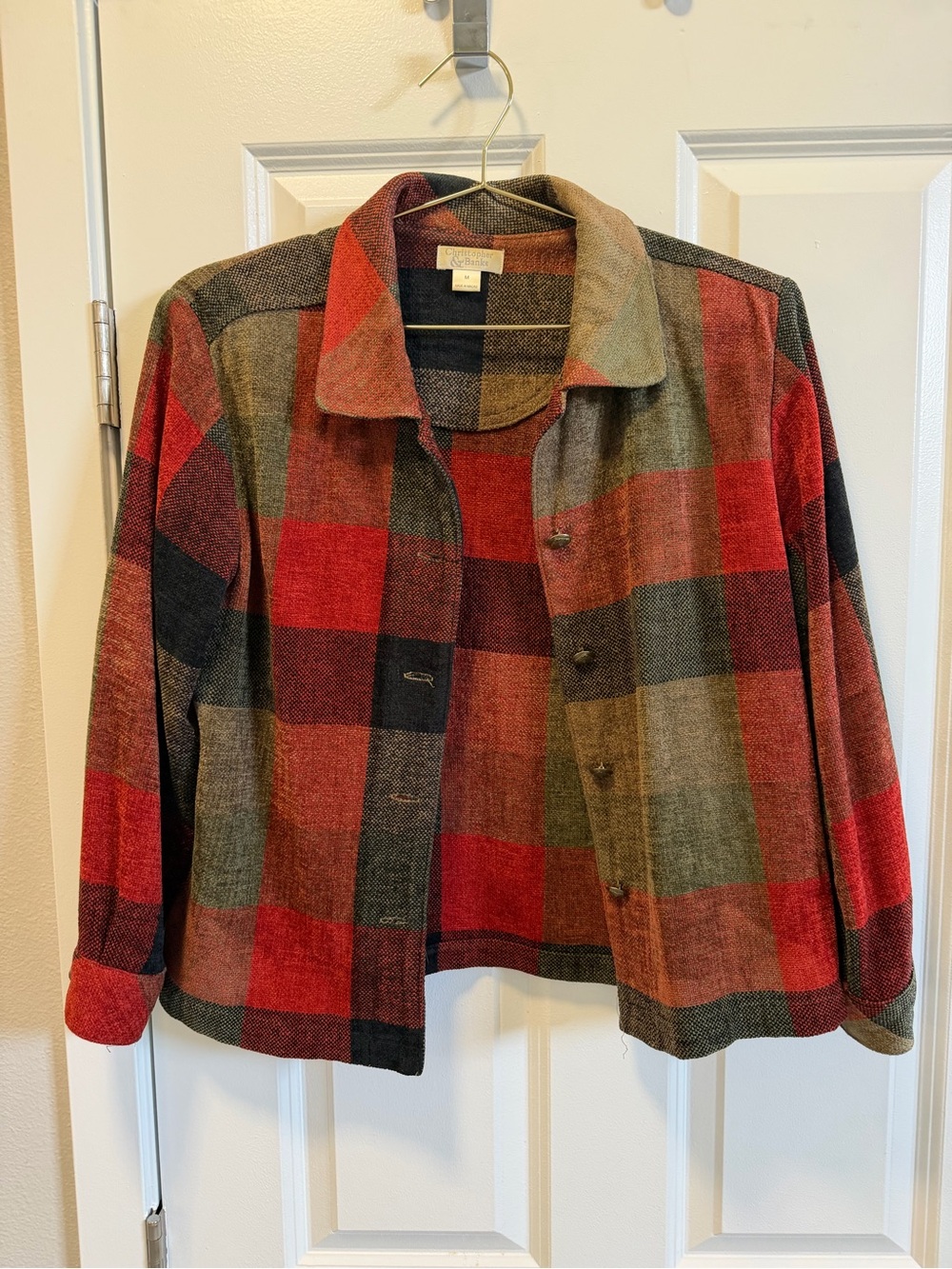 Christopher & Banks plaid jacket